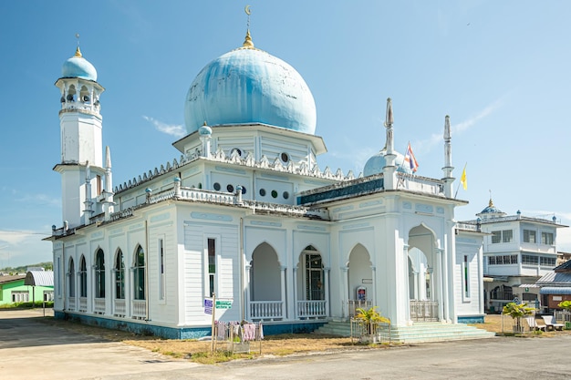 A Mesquita Central de Betong Masjid klang da cidade de Betong