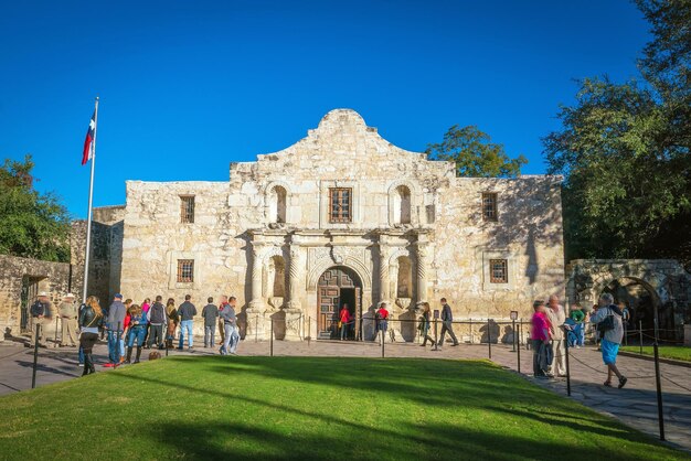 A Missão Alamo em San Antonio Texas EUA