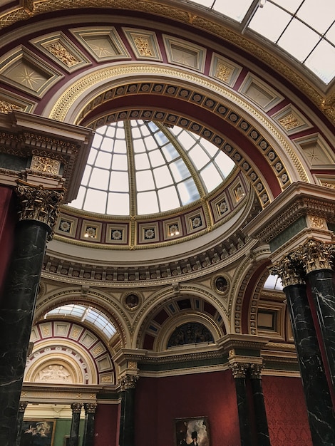 A national gallery localizada na trafalgar square