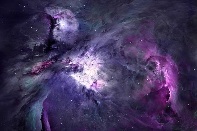 A Nebulosa de Orion, estrela de nêutrons do pulsar do Supernova Core, os elementos desta imagem são fornecidos pela NASA.
