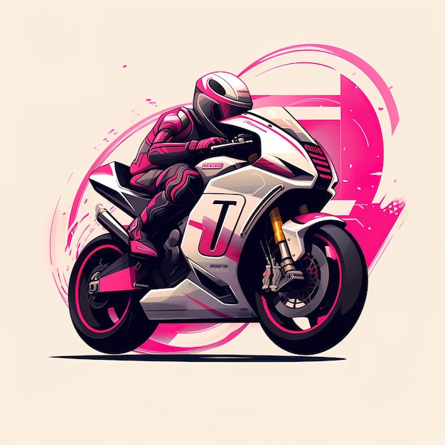 A obra-prima artística das corridas de motocicletas