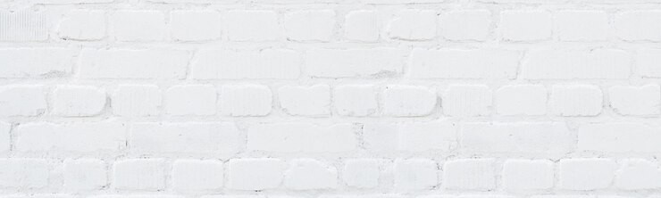Foto a parede de tijolos pintou o fundo branco da bandeira da web