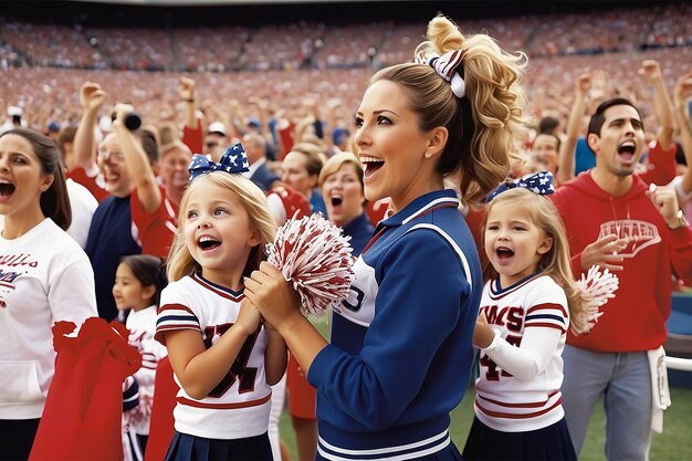 A Pequena Cheerleader da Mamã