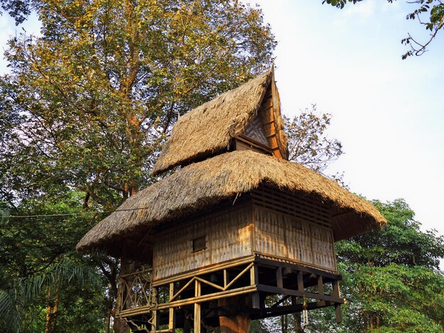 A pequena vila no sul do laos