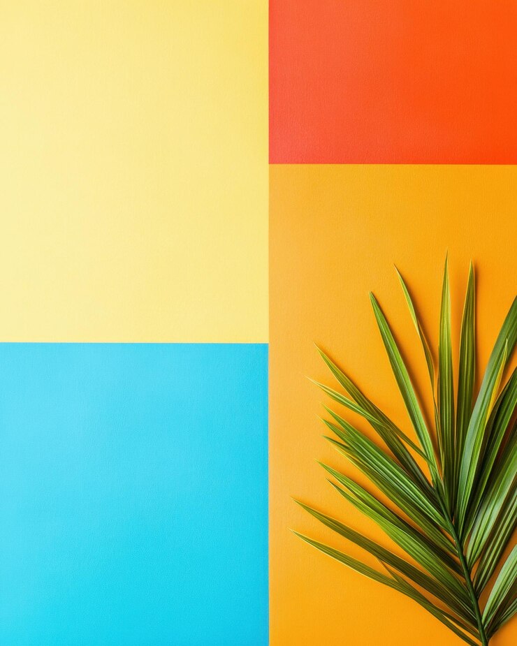 Foto a planta de alôvera colocada em um fundo abstrato e vibrante com um mínimo de criatividade