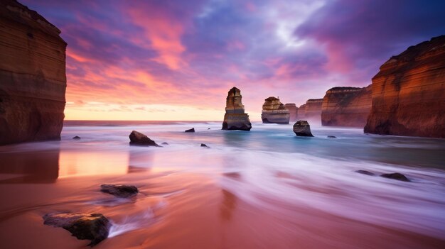 A poesia da paisagem marinha ecoa com as ondas que sussurram