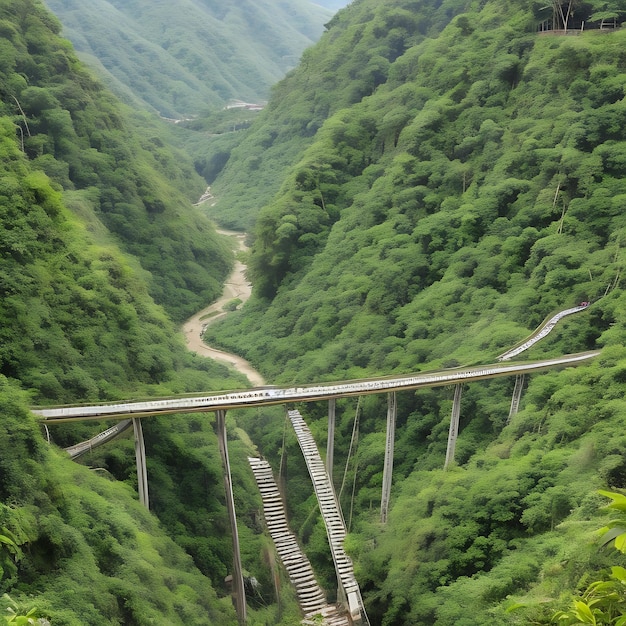 A ponte Banaue nas Filipinas AI