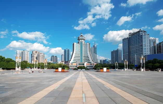 A praça da fortificação é um edifício histórico em Guiyang, Guizhou, China.