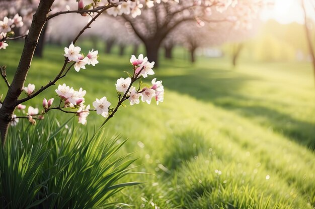 A primavera está no ar.