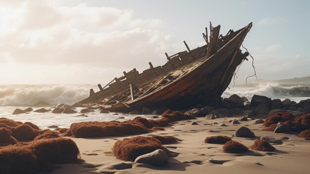 A reimaginação histórica de um naufrágio cinematográfico na praia