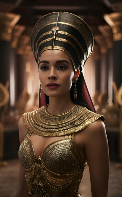 A ressurreição de Nefertiti Uma homenagem cinematográfica à beleza eterna da realeza do antigo Egito