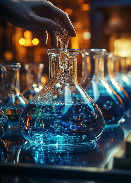 a_scientist_working_with_a_flask_filled_with_blue_liquid