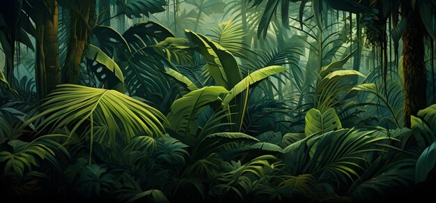 Foto a selva verde da selva