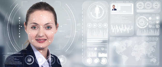 A tecnologia de reconhecimento facial digitaliza e detecta o rosto das pessoas para identificação