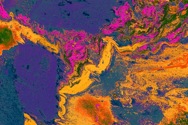 A textura abstrata do fundo da arte do grunge com pintura colorida splashesxA