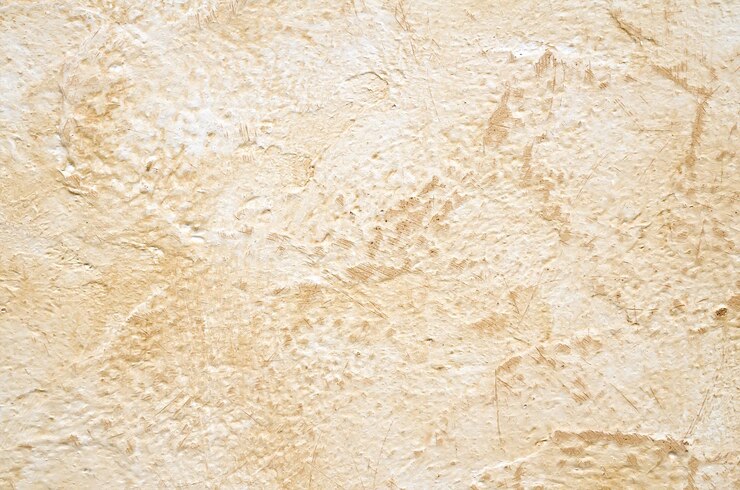 Foto a textura da parede com gesso marrom