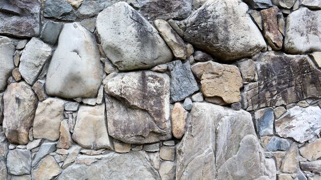 A textura da parede de pedra. Antigo fundo de textura de parede de pedra do castelo. Parede de pedra como pano de fundo ou textura. Parte de uma parede de pedra, para plano de fundo ou textura. design de estilo moderno de cor cinza padrão.