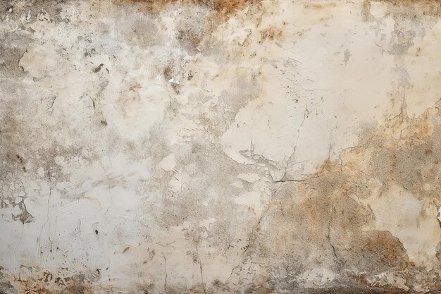 A textura da velha parede de concreto