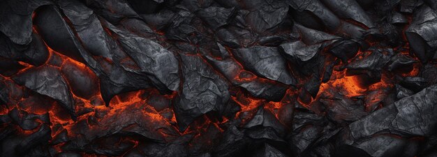 a textura de um fluxo de lava congelada capturando a natureza áspera e dinâmica da rocha vulcânica