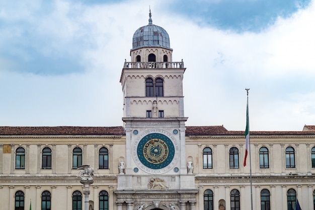 A, torre clock, de, padova, itália, veneto