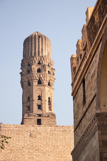 A torre da mesquita do cairo