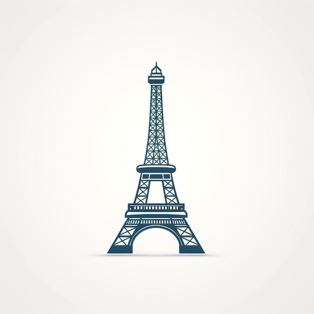 Foto a torre eiffel fica na cidade de paris