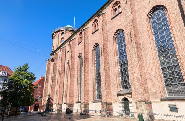 A Torre Redonda e a Igreja da Trindade em Copenhague