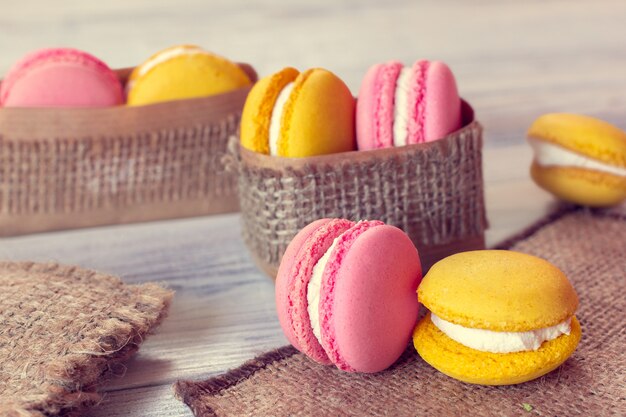 A tradição francesa - macaroons coloridos