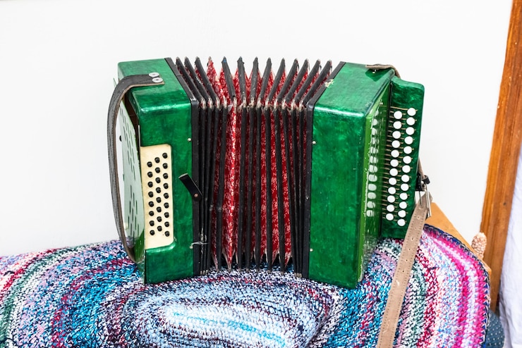 Foto a vegetação russa é um instrumento musical