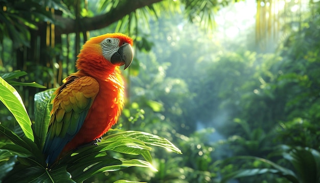 Foto a vida selvagem dinâmica e diversificada da floresta amazônica