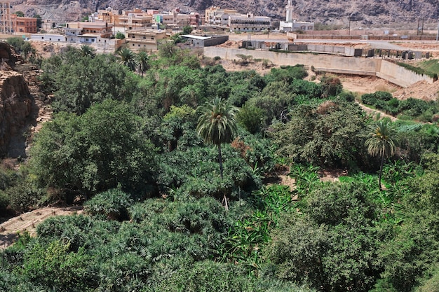 A vila histórica de Al Ain na Arábia Saudita