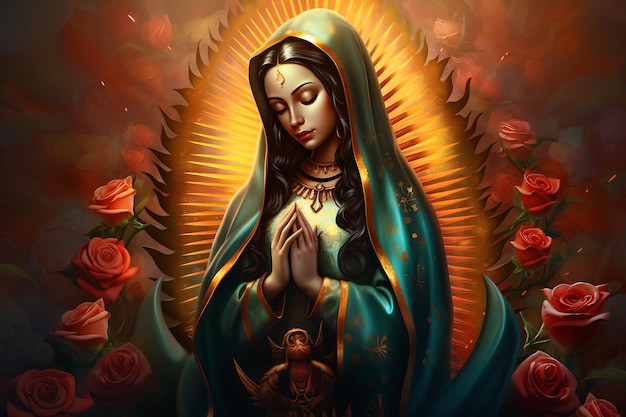 A Virgem de Guadalupe Um Monumento de Cor e Cultura