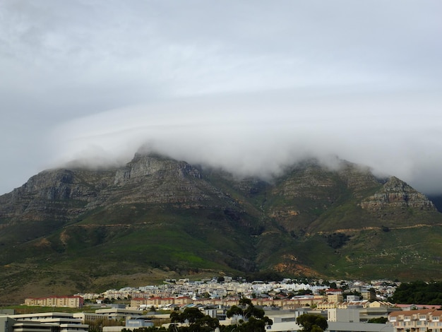 A vista das montanhas Cape Town África do Sul