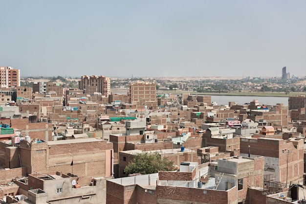 A vista do centro de Sukkur Paquistão