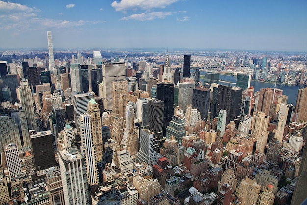 A vista do Empire state building em Nova York, Estados Unidos