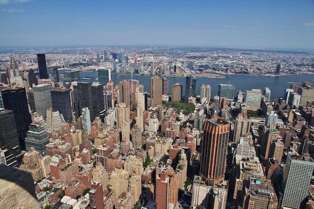 A vista do Empire state building em Nova York, Estados Unidos