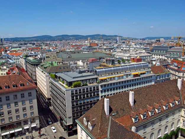 A vista em Viena, Áustria