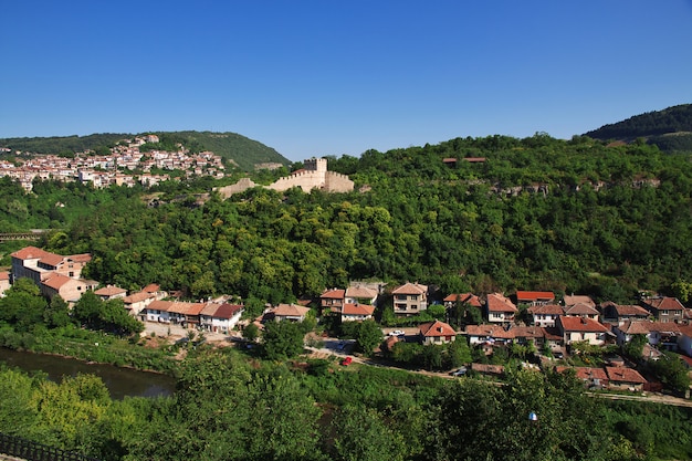 A vista sobre veliko tarnovo na bulgária