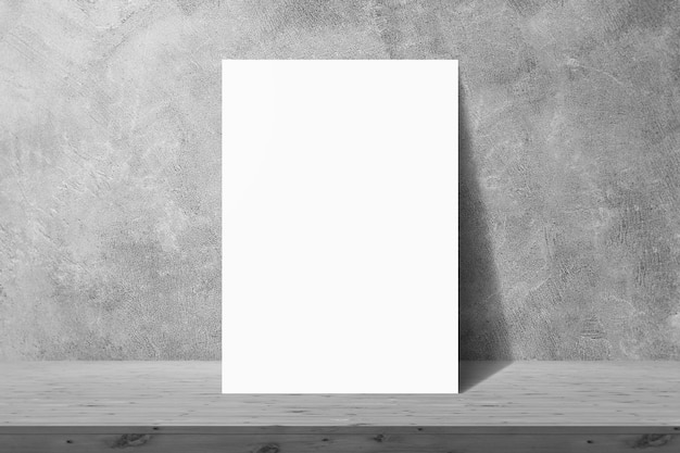 A4-Blankopapier auf Podium-JPG-Hintergrund