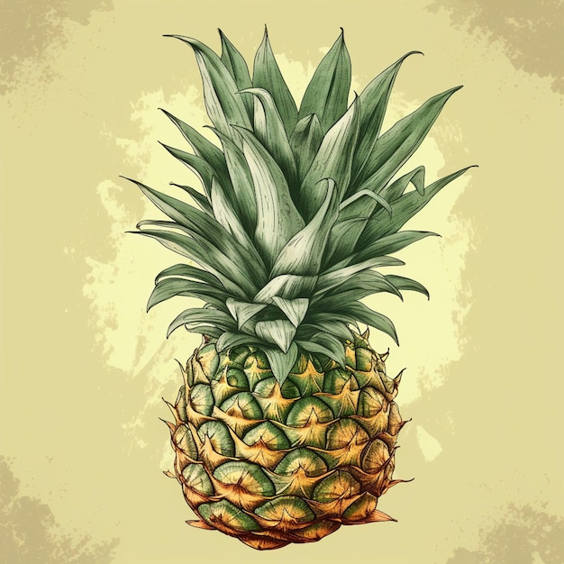 abacaxi ananas fruta fundo isolado