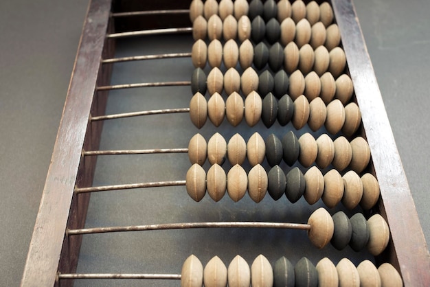 Abacus closeup