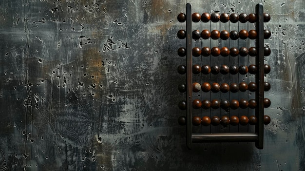 Abacus de Sabedoria Tradicional na Fotografia de Estilo Chinês