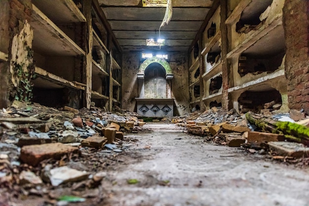 Foto abadia em ruínas