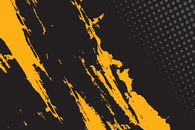 Abaixo abstrato com textura grunge amarela