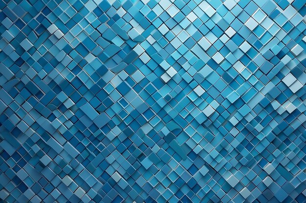 Foto abaixo azul geométrico de mosaico abstrato