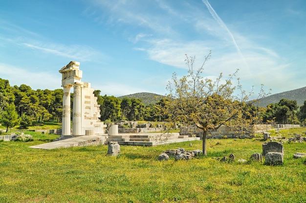 Abatón de Epidauro en el santuario de Grecia