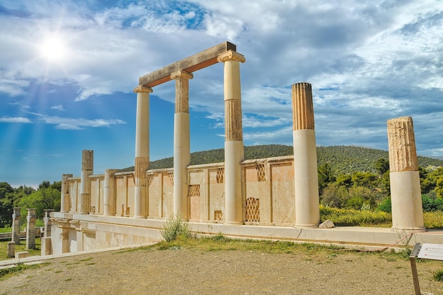 Abatón de Epidauro en el santuario de Grecia