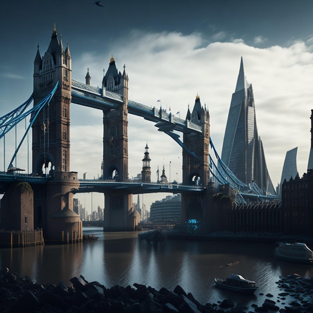 Abbildung der Londoner Tower Bridge