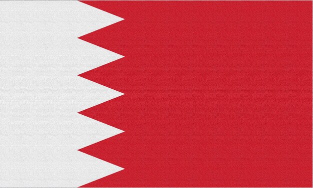 Abbildung der nationalflagge von bahrain