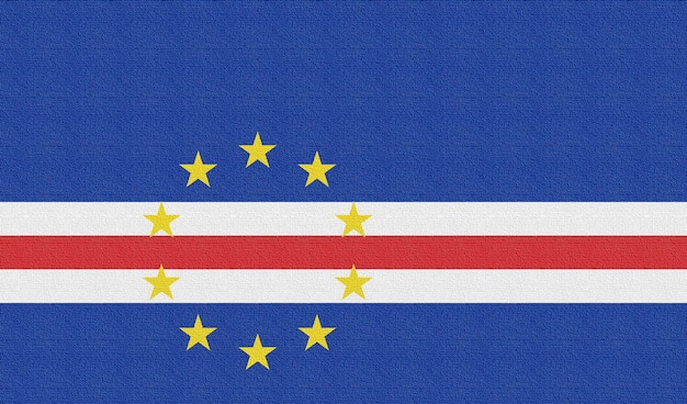 Abbildung der Nationalflagge von CaboVerde